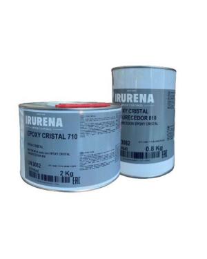 RESINA EPOXY CRISTAL 710, 2KG + ENDURECEDOR 810, 800G